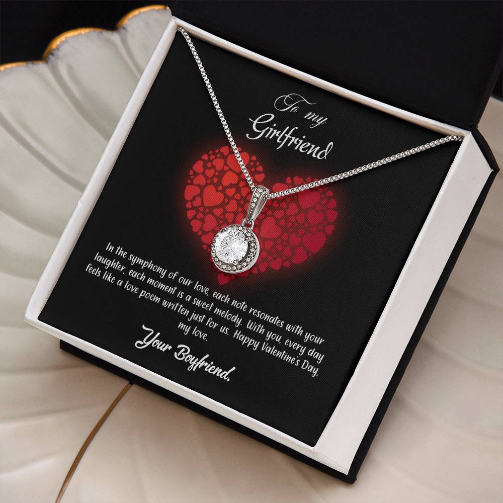 valentine-23c Eternal Hope Necklace, Gift to my Girlfriend with Beautiful Message Card