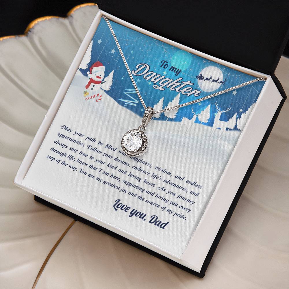 4008a Eternal Hope Necklace, Gift to my Daughter with Beautiful Message Card