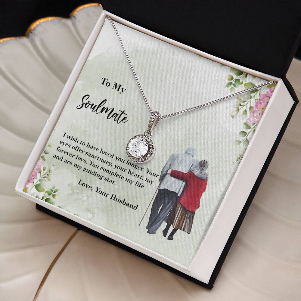 4028c Eternal Hope Necklace, Gift to My Soulmate with Beautiful Message Card