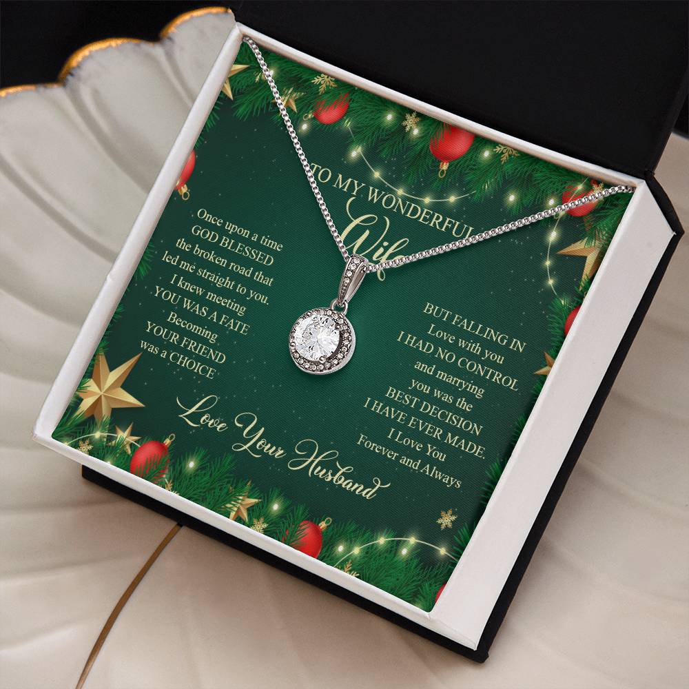 93045a Eternal Hope Necklace, Gift to My Wife with Beautiful Message Card