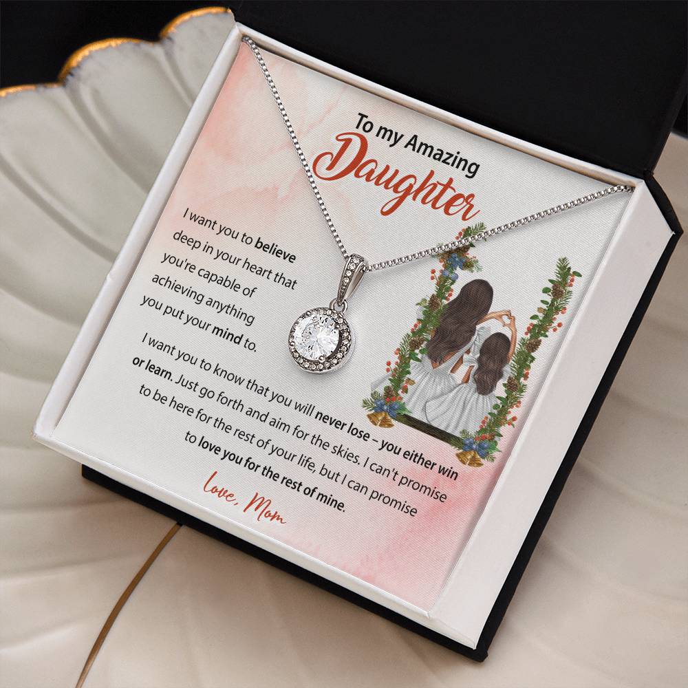 94683c Eternal Hope Necklace, Gift to my Daughter with Beautiful Message Card