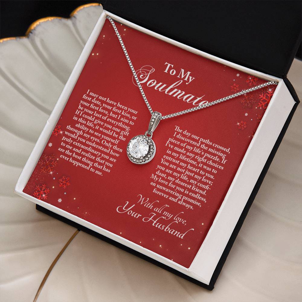 4005b Eternal Hope Necklace, Gift to My Soulmate with Beautiful Message Card