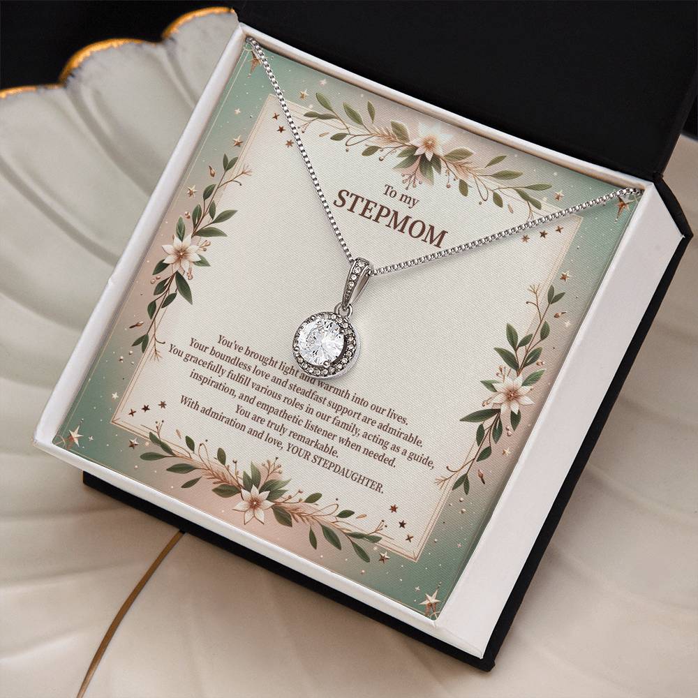 4049c Eternal Hope Necklace, Gift to my Stepmom with Beautiful Message Card