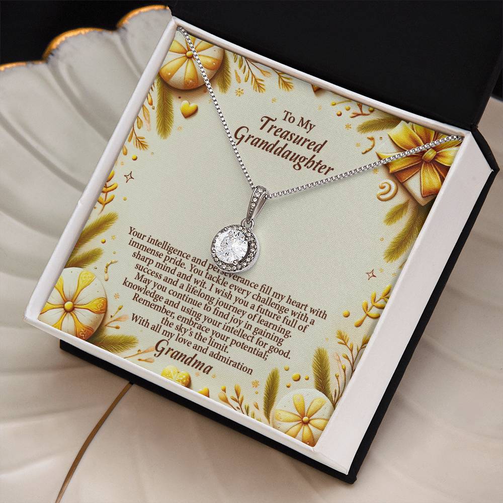 4056b Eternal Hope Necklace, Gift to my Granddaughter with Beautiful Message Card