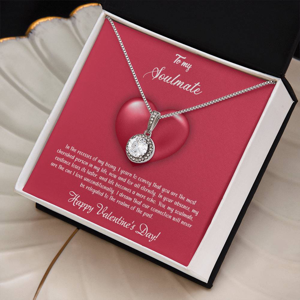 valentine-35b Eternal Hope Necklace, Gift to my Soulmate with Beautiful Message Card