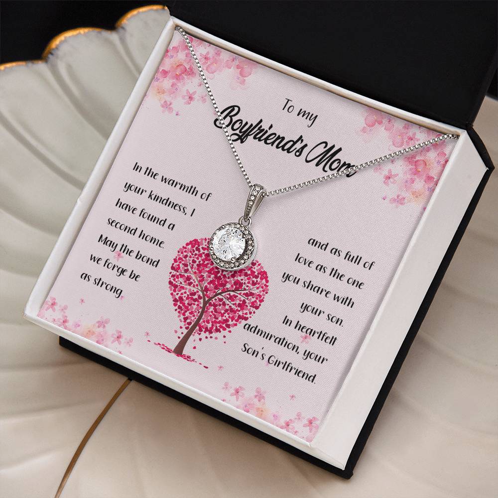 4042c Eternal Hope Necklace, Gift to my Boyfriend's Mom with Beautiful Message Card