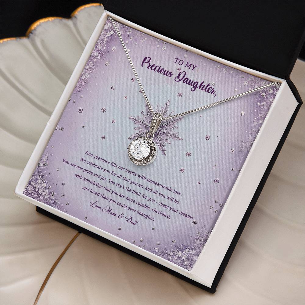 95314-c Eternal Hope Necklace, Gift to my Daughter with Beautiful Message Card