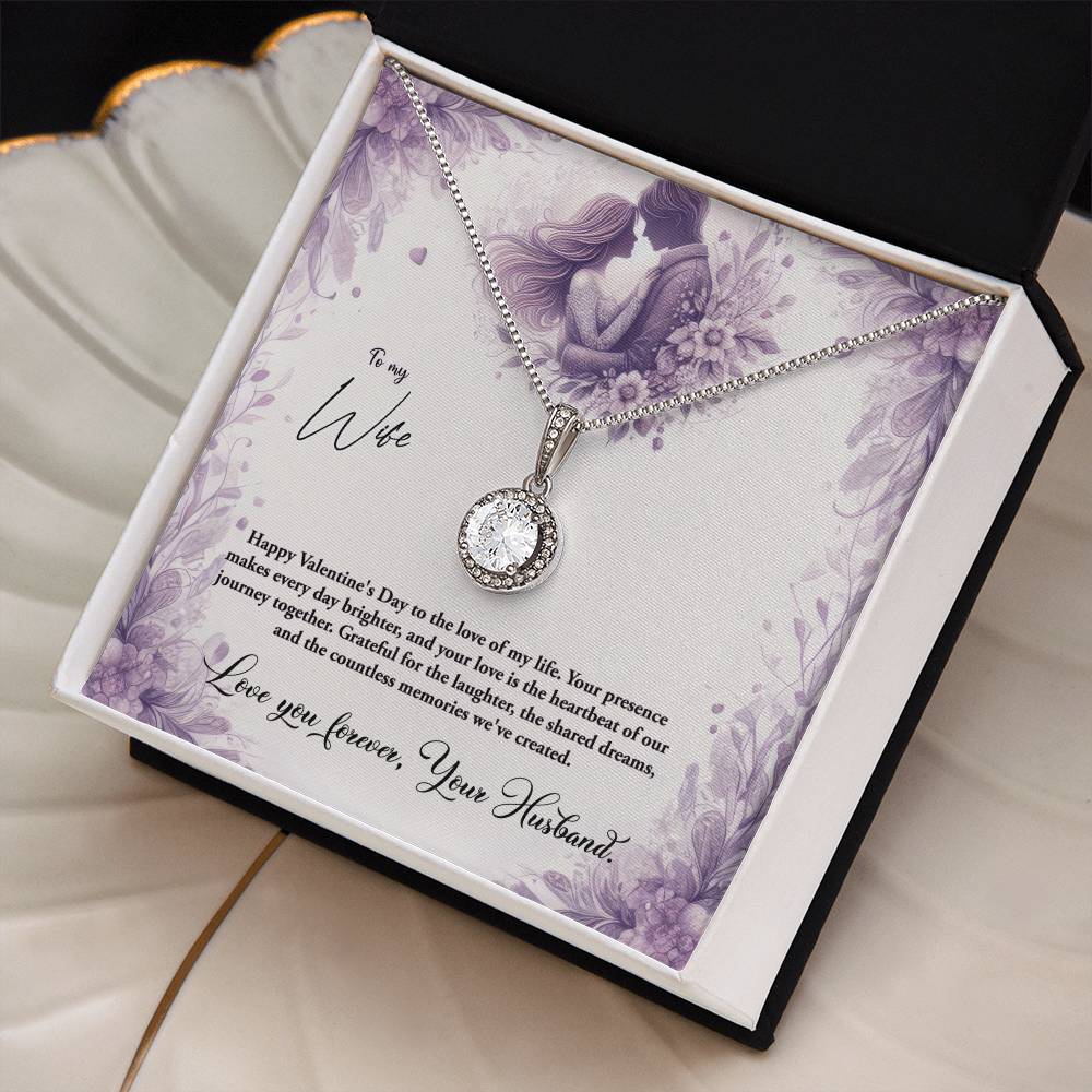 Valentine-st10a Eternal Hope Necklace, Gift to my Wife with Beautiful Message Card.