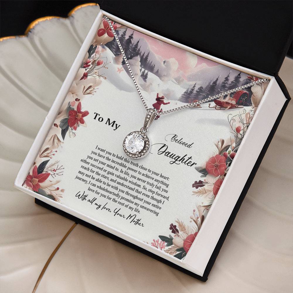 4023c Eternal Hope Necklace, Gift to my Daughter with Beautiful Message Card