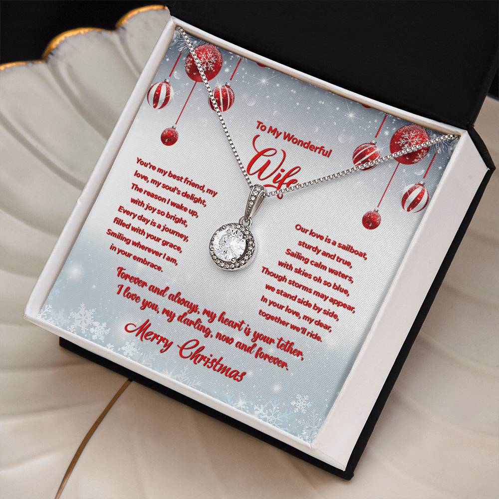 4012c Eternal Hope Necklace, Gift to My Wife with Beautiful Message Card