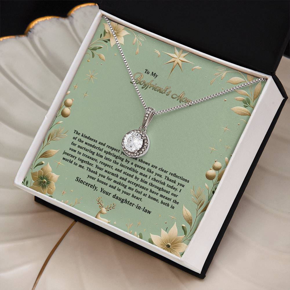 4047a Eternal Hope Necklace, Gift to my Boyfriend's Mom with Beautiful Message Card