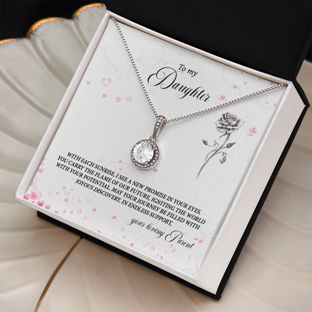 4037a Eternal Hope Necklace, Gift to my Daughter with Beautiful Message Card