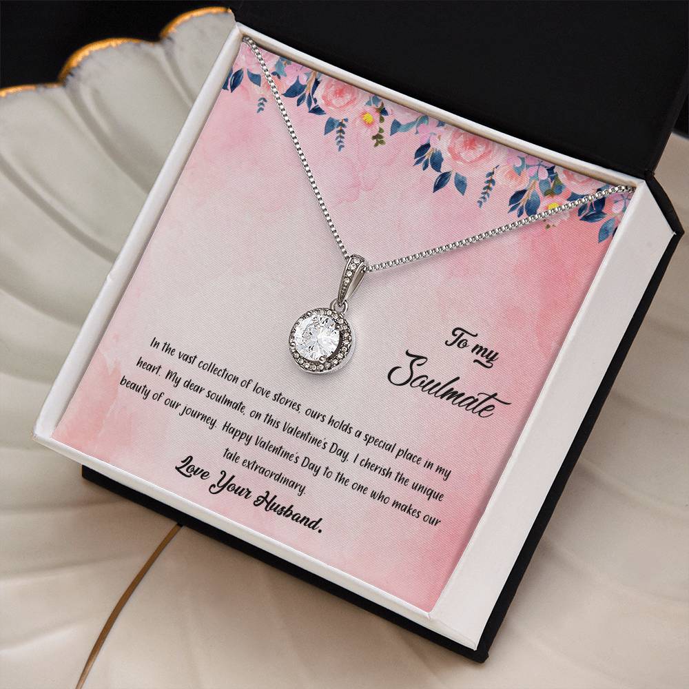 valentine-38b Eternal Hope Necklace, Gift to my Soulmate with Beautiful Message Card