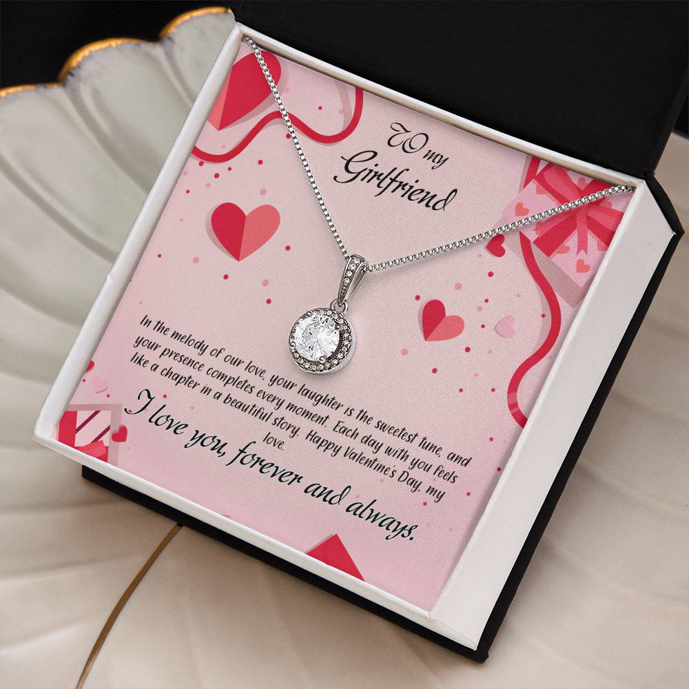 valentine-15c Eternal Hope Necklace, Gift to my Girlfriend with Beautiful Message Card