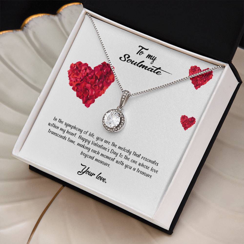 valentine-17b Eternal Hope Necklace, Gift to my Soulmate with Beautiful Message Card