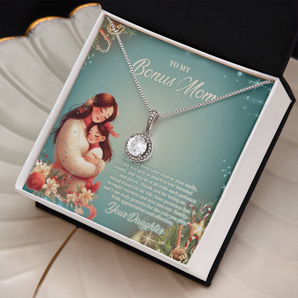 4024c Eternal Hope Necklace, Gift to my Stepmom with Beautiful Message Card