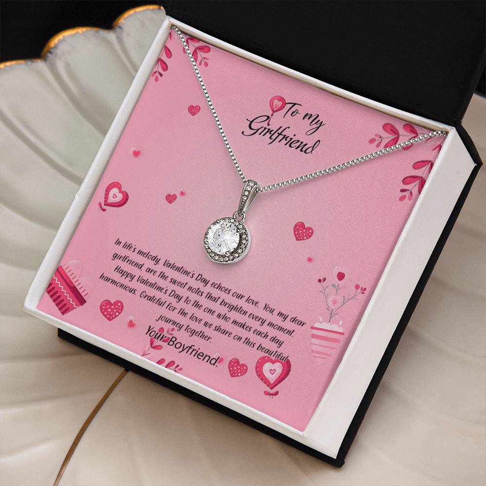 valentine-16c Eternal Hope Necklace, Gift to my Girlfriend with Beautiful Message Card