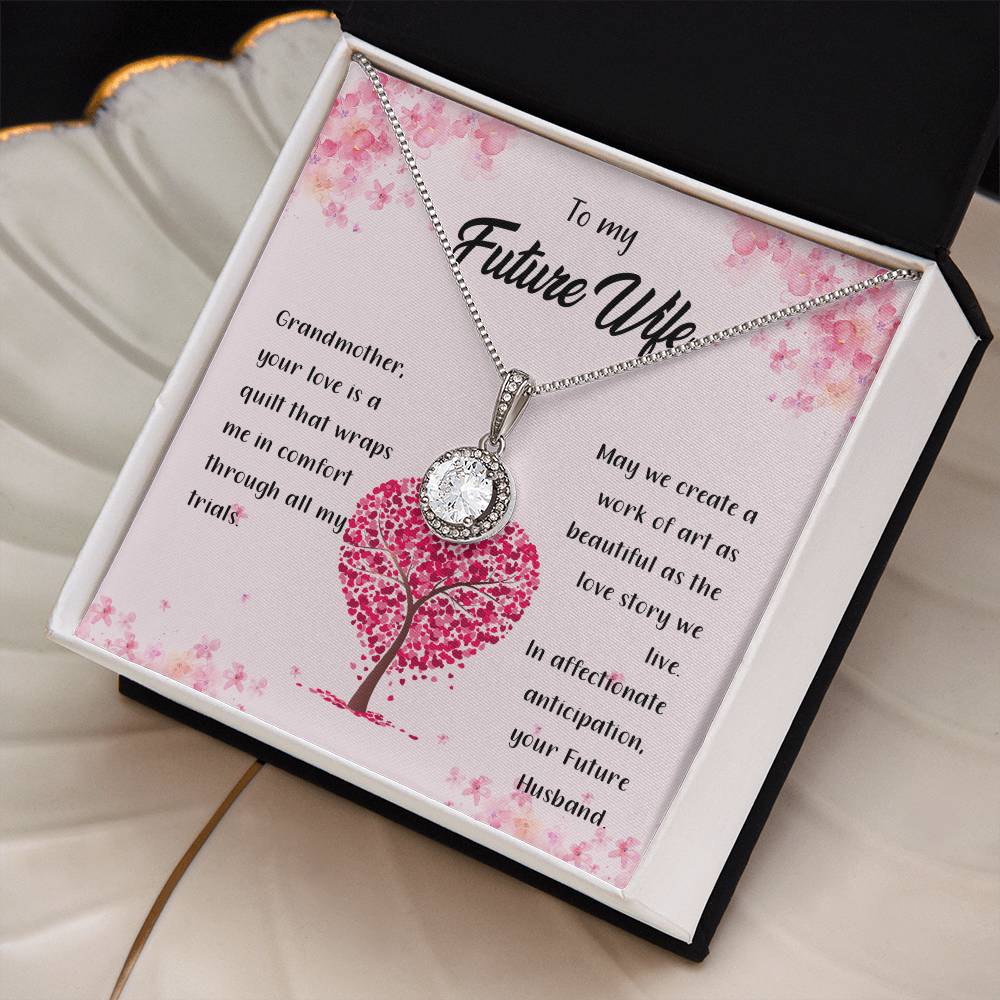 4042b fix Eternal Hope Necklace, Gift to my Future Wife with Beautiful Message Card