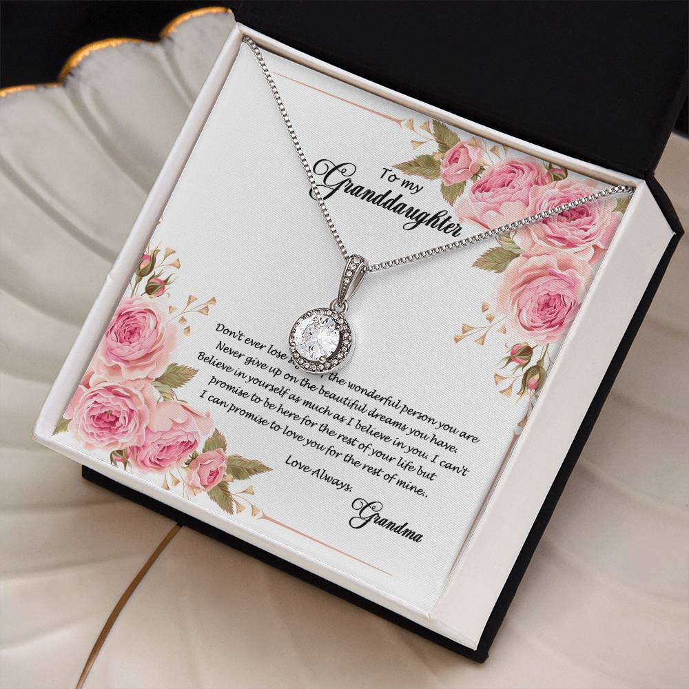 4034 (a) Eternal Hope Necklace, Gift to my Granddaughter with Beautiful Message Card