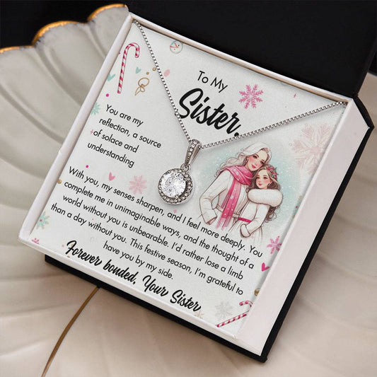 95127b Eternal Hope Necklace, Gift to my Sister with Beautiful Message Card