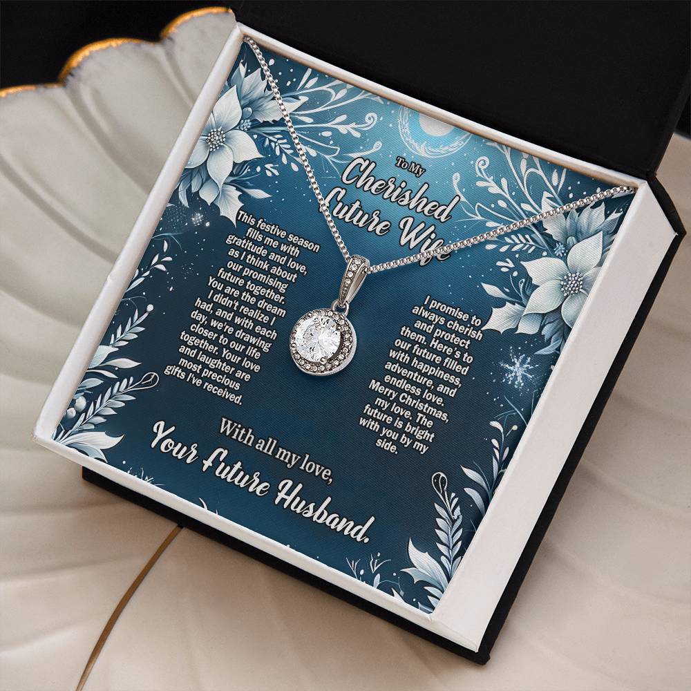 4046b Eternal Hope Necklace, Gift to my Future Wife with Beautiful Message Card