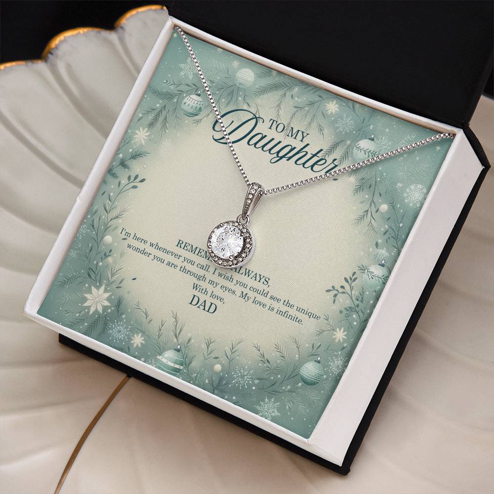 95320 a Eternal Hope Necklace, Gift to my Daughter with Beautiful Message Card