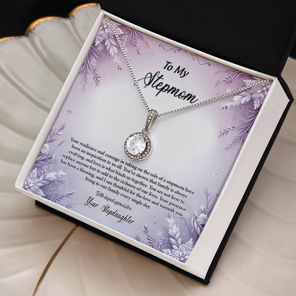 4054b Eternal Hope Necklace, Gift to my Stepmom with Beautiful Message Card