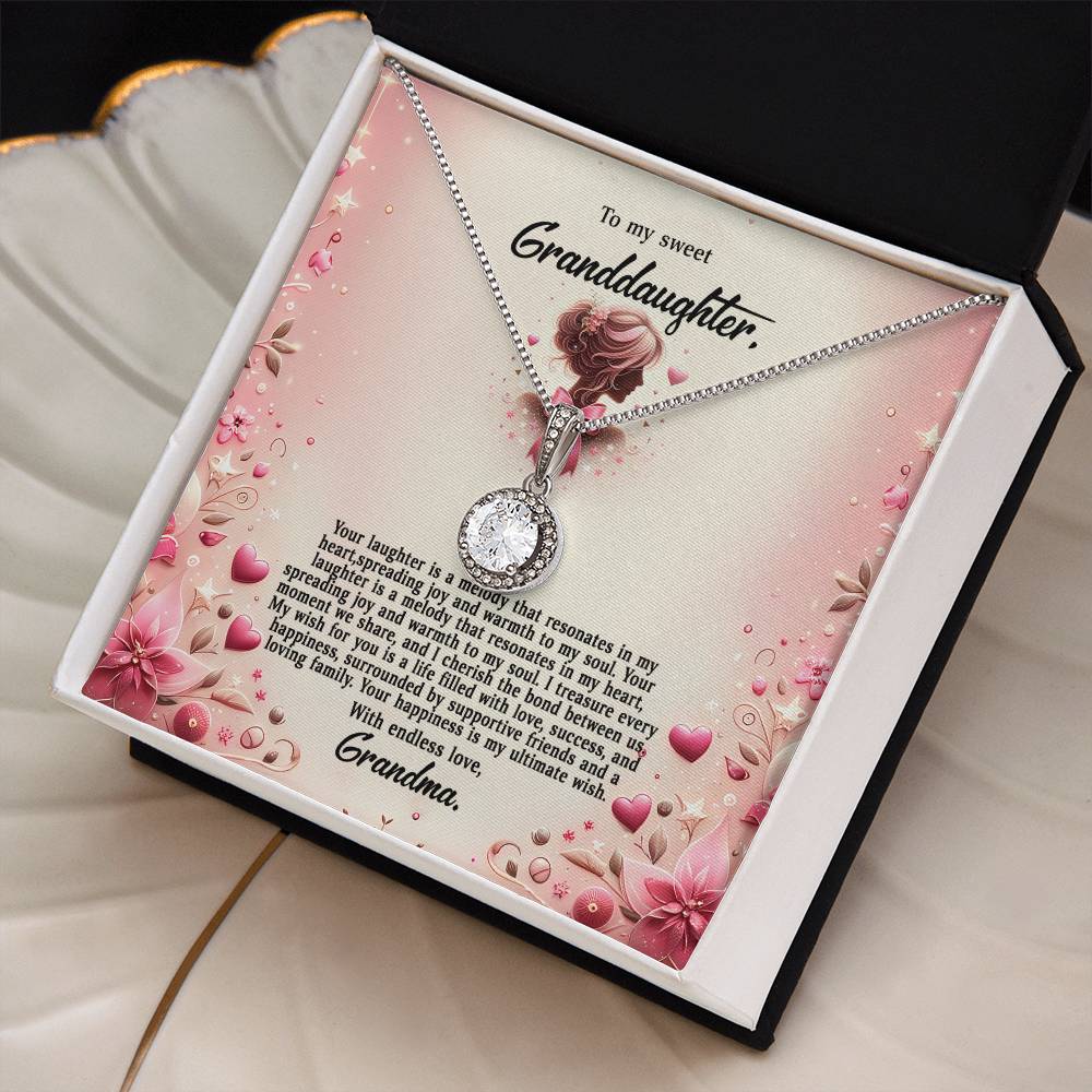 4058(b) Eternal Hope Necklace, Gift to my Granddaughter with Beautiful Message Card