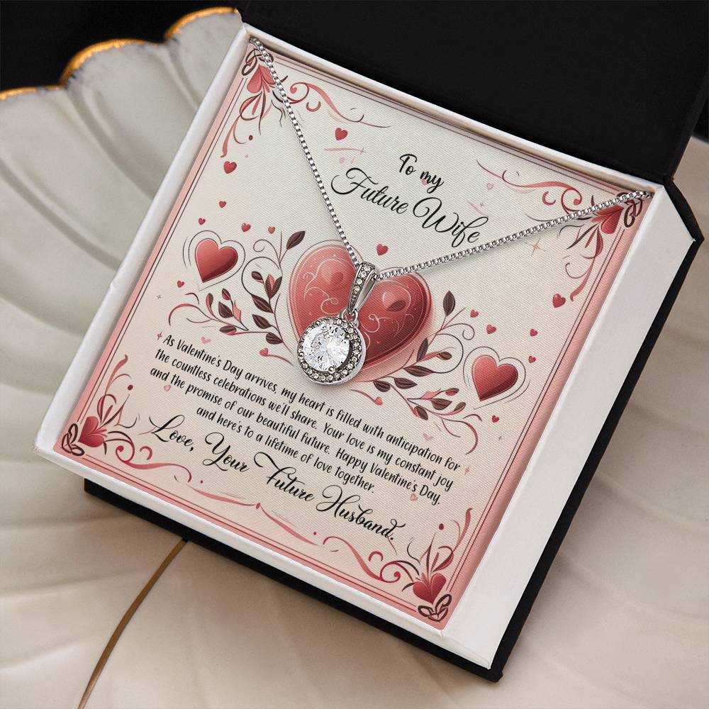 Valentine-st12d  Eternal Hope Necklace, Gift to my Future Wife with Beautiful Message Card