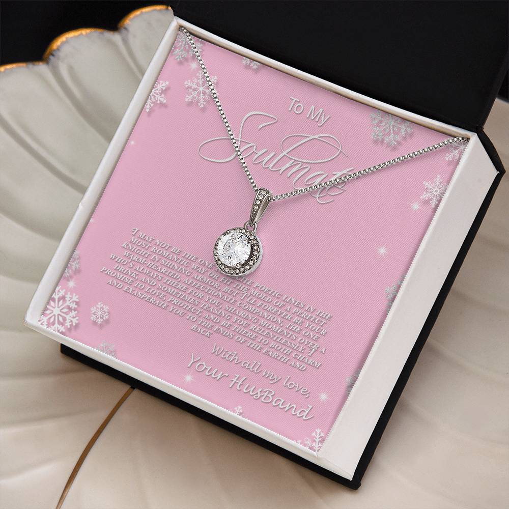 4006b Eternal Hope Necklace, Gift to My Soulmate with Beautiful Message Card