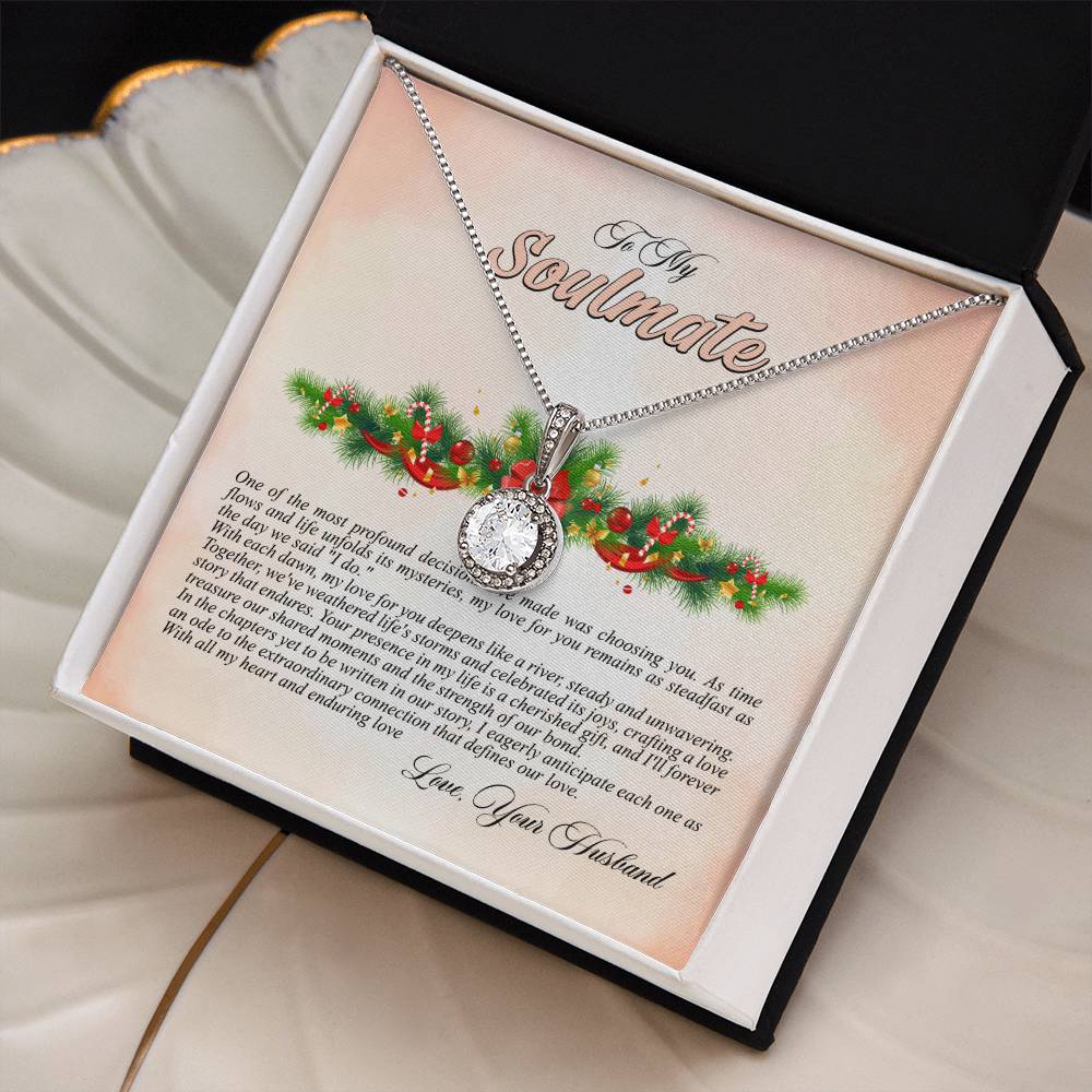 4009c Eternal Hope Necklace, Gift to My Soulmate with Beautiful Message Card