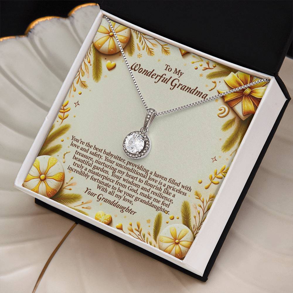 4056a Eternal Hope Necklace, Gift to my Grandma with Beautiful Message Card