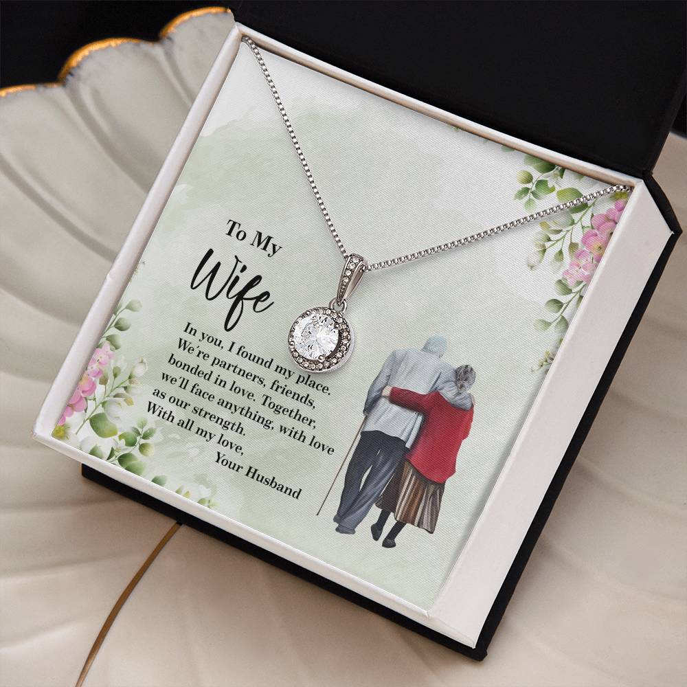 4028a Eternal Hope Necklace, Gift to My Wife with Beautiful Message Card