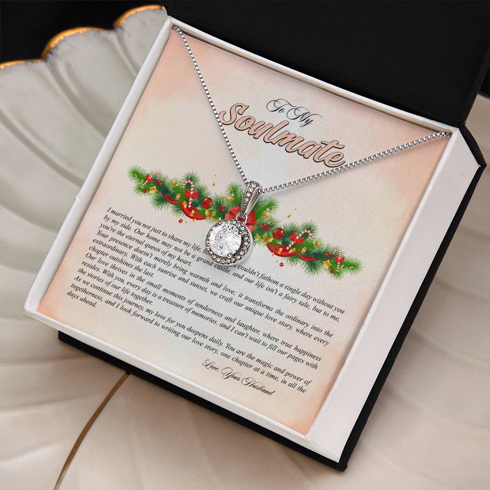 4009b Eternal Hope Necklace, Gift to My Soulmate with Beautiful Message Card