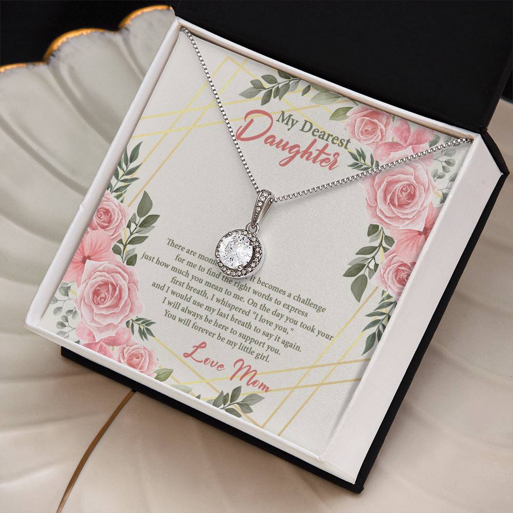 4021b Eternal Hope Necklace, Gift to my Daughter with Beautiful Message Card