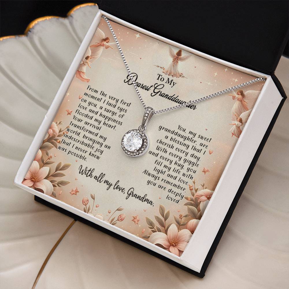 4052a Eternal Hope Necklace, Gift to my Granddaughter with Beautiful Message Card