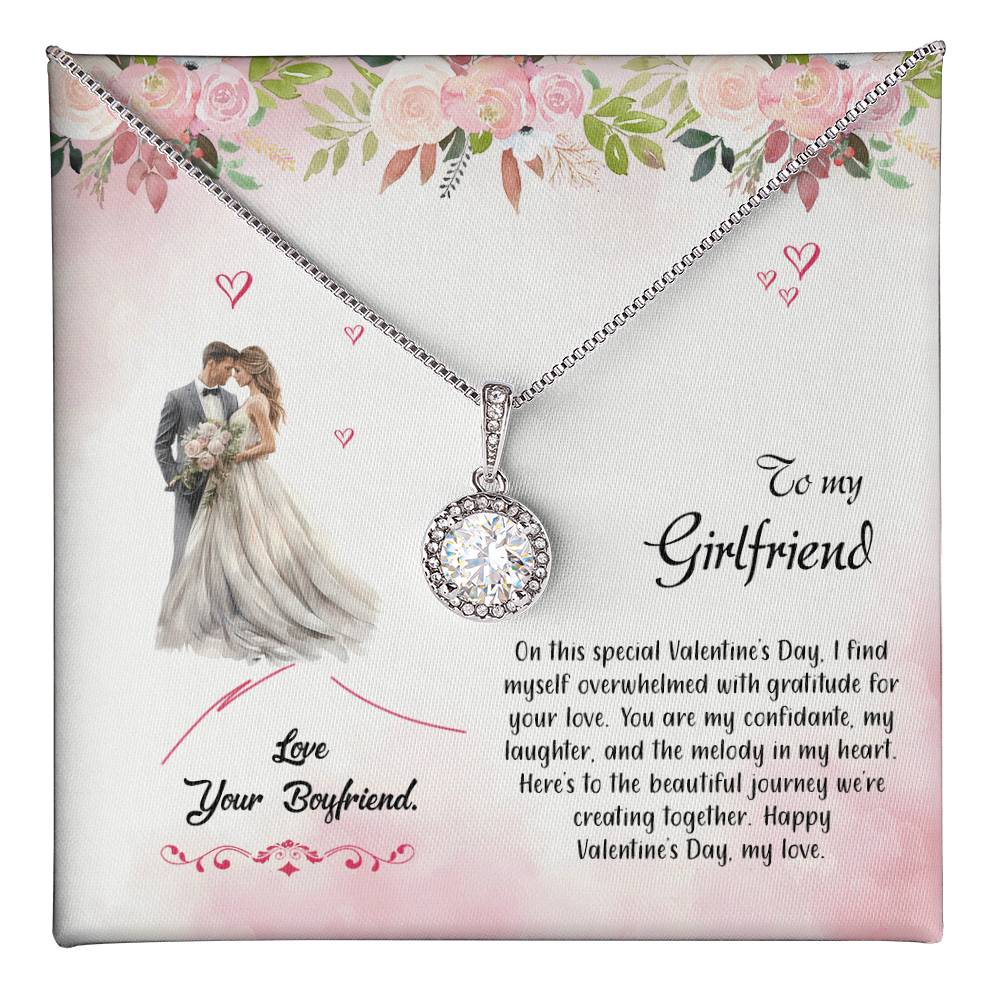 valentine-6c Eternal Hope Necklace, Gift to my Girlfriend with Beautiful Message Card