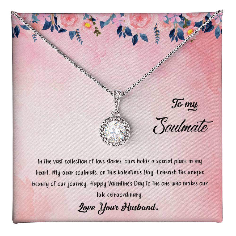 valentine-38b Eternal Hope Necklace, Gift to my Soulmate with Beautiful Message Card