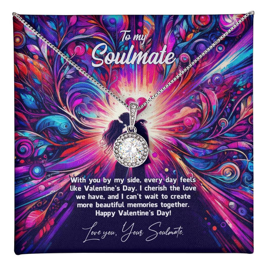 Valentine-st20b Eternal Hope Necklace, Gift to my Soulmate with Beautiful Message Card