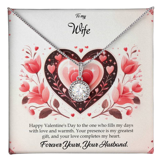 Valentine-st5a Eternal Hope Necklace, Gift to my Wife with Beautiful Message Card.