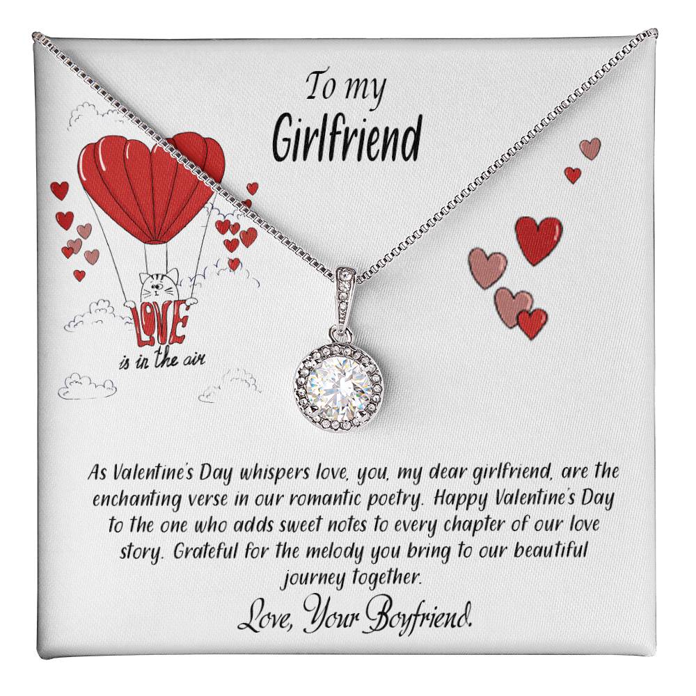 valentine-24c Eternal Hope Necklace, Gift to my Girlfriend with Beautiful Message Card