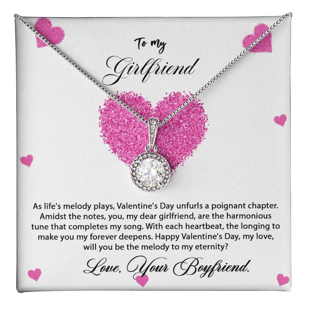 valentine-8c Eternal Hope Necklace, Gift to my Girlfriend with Beautiful Message Card