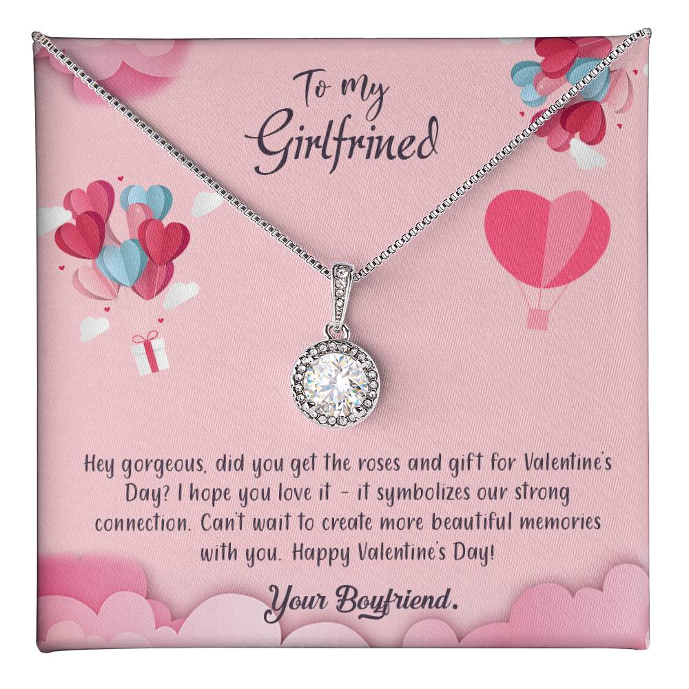 valentine-28c Eternal Hope Necklace, Gift to my Girlfriend with Beautiful Message Card