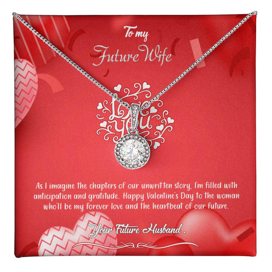 valentine-4d  Eternal Hope Necklace, Gift to my Future Wife with Beautiful Message Card