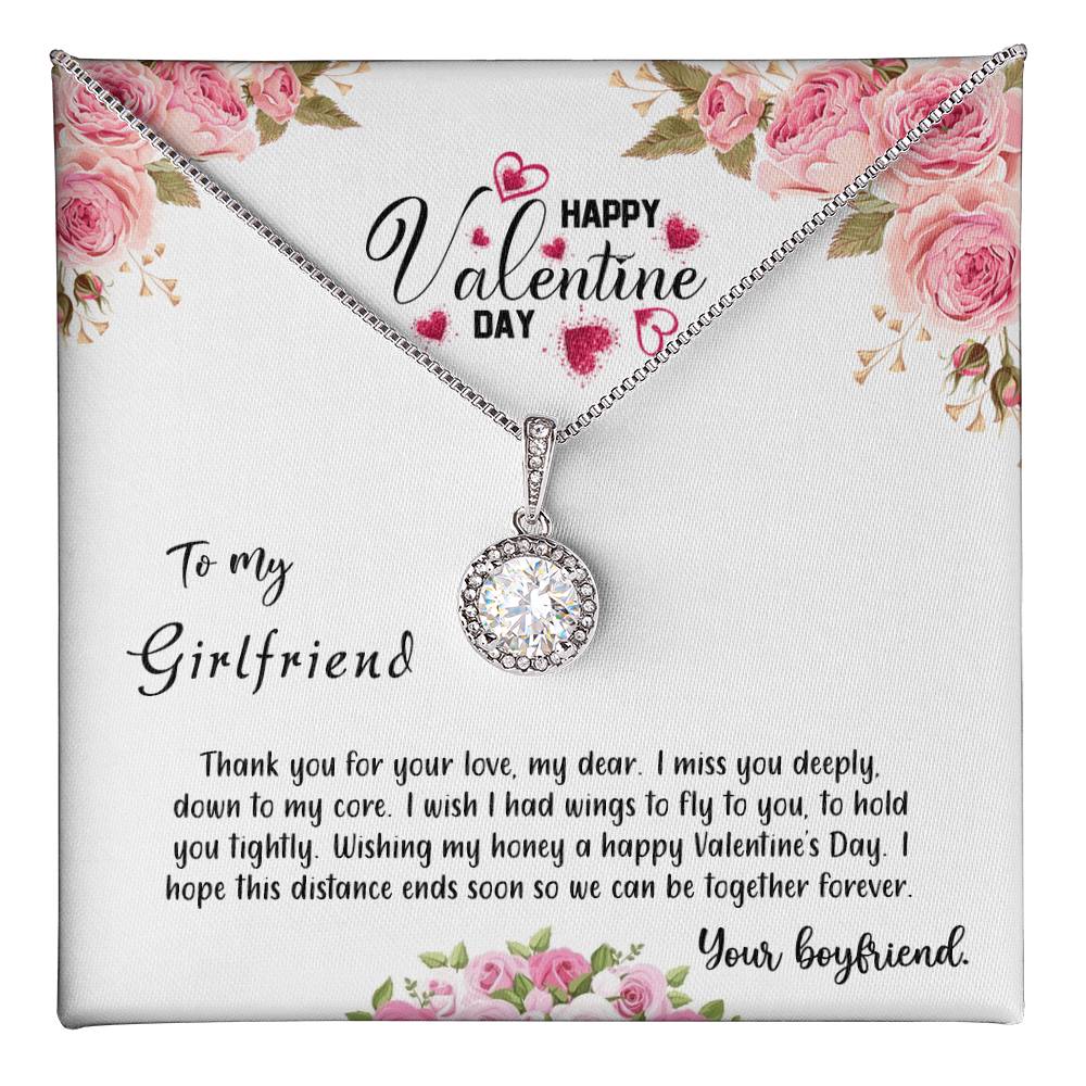 valentine-31c Eternal Hope Necklace, Gift to my Girlfriend with Beautiful Message Card