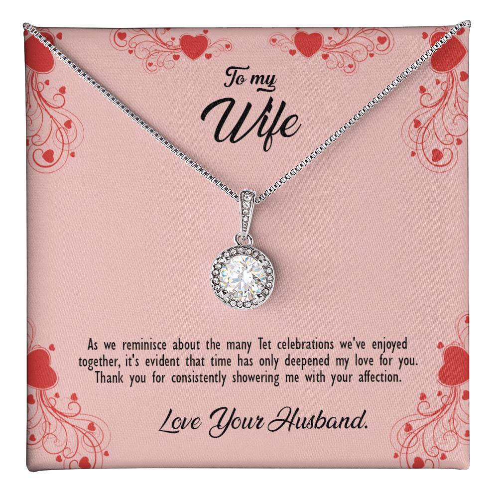 valentine-29a Eternal Hope Necklace, Gift to my Wife with Beautiful Message Card.