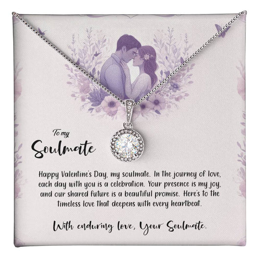 Valentine-st14b Eternal Hope Necklace, Gift to my Soulmate with Beautiful Message Card
