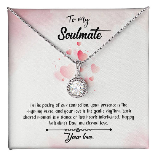 valentine-12b Eternal Hope Necklace, Gift to my Soulmate with Beautiful Message Card