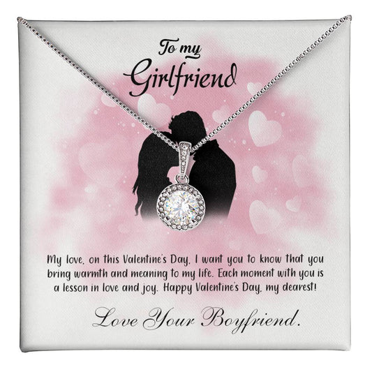 valentine-5c Eternal Hope Necklace, Gift to my Girlfriend with Beautiful Message Card