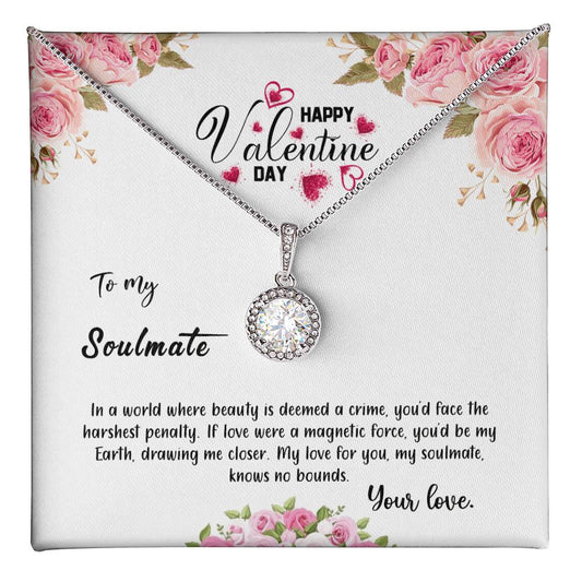 valentine-31b Eternal Hope Necklace, Gift to my Soulmate with Beautiful Message Card